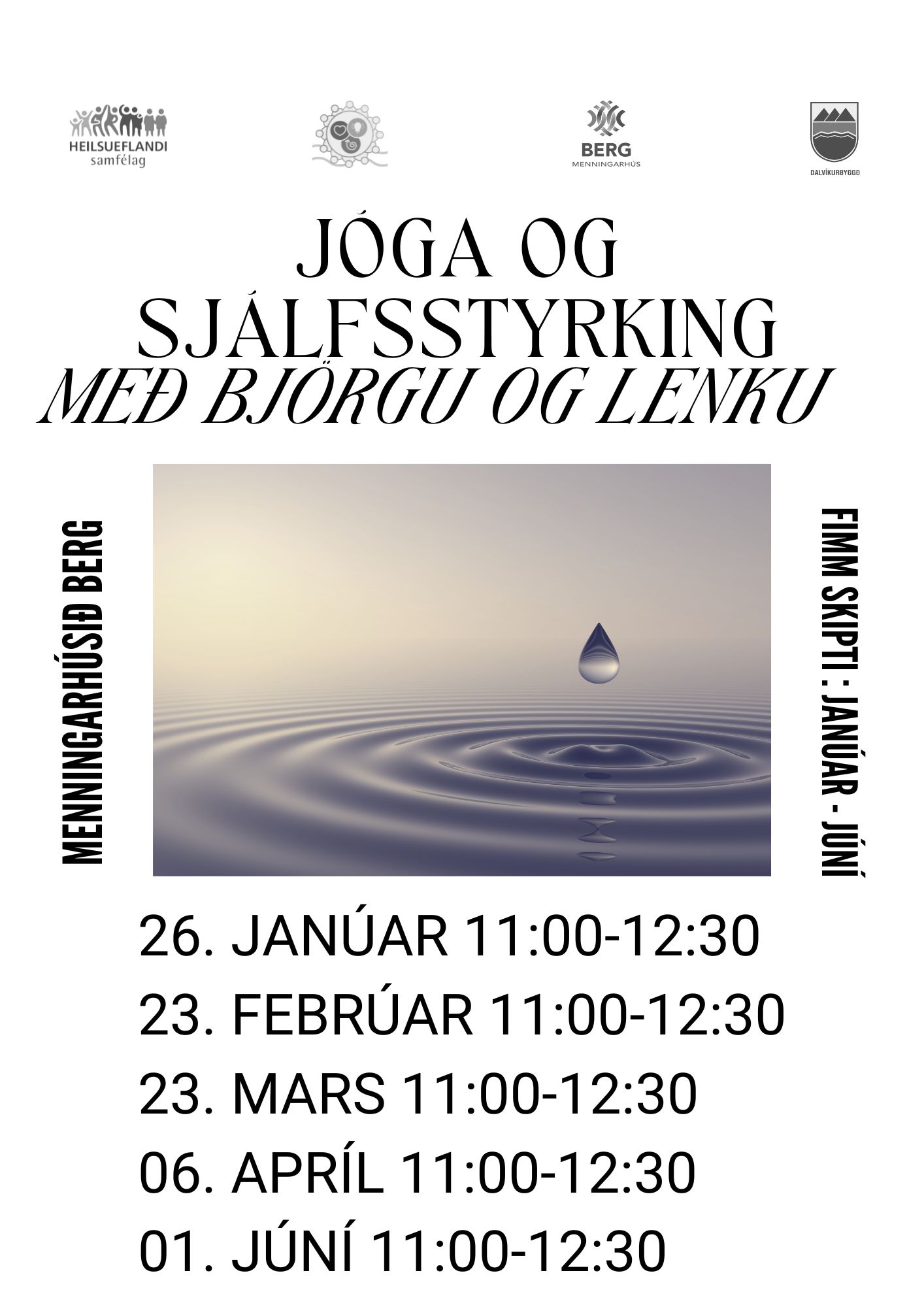 Jóga og sjálfsstyrking með Lenku og Björgu