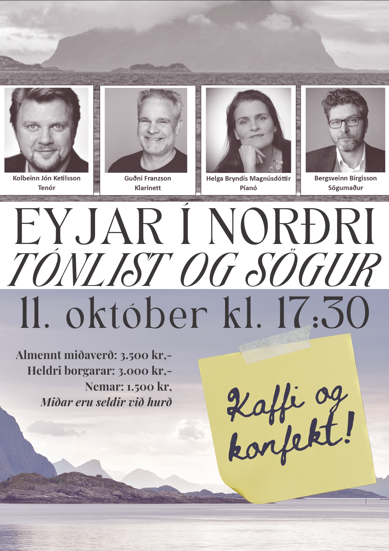 Eyjar í Norðri - Tónlistar- og bókmenntaviðburður