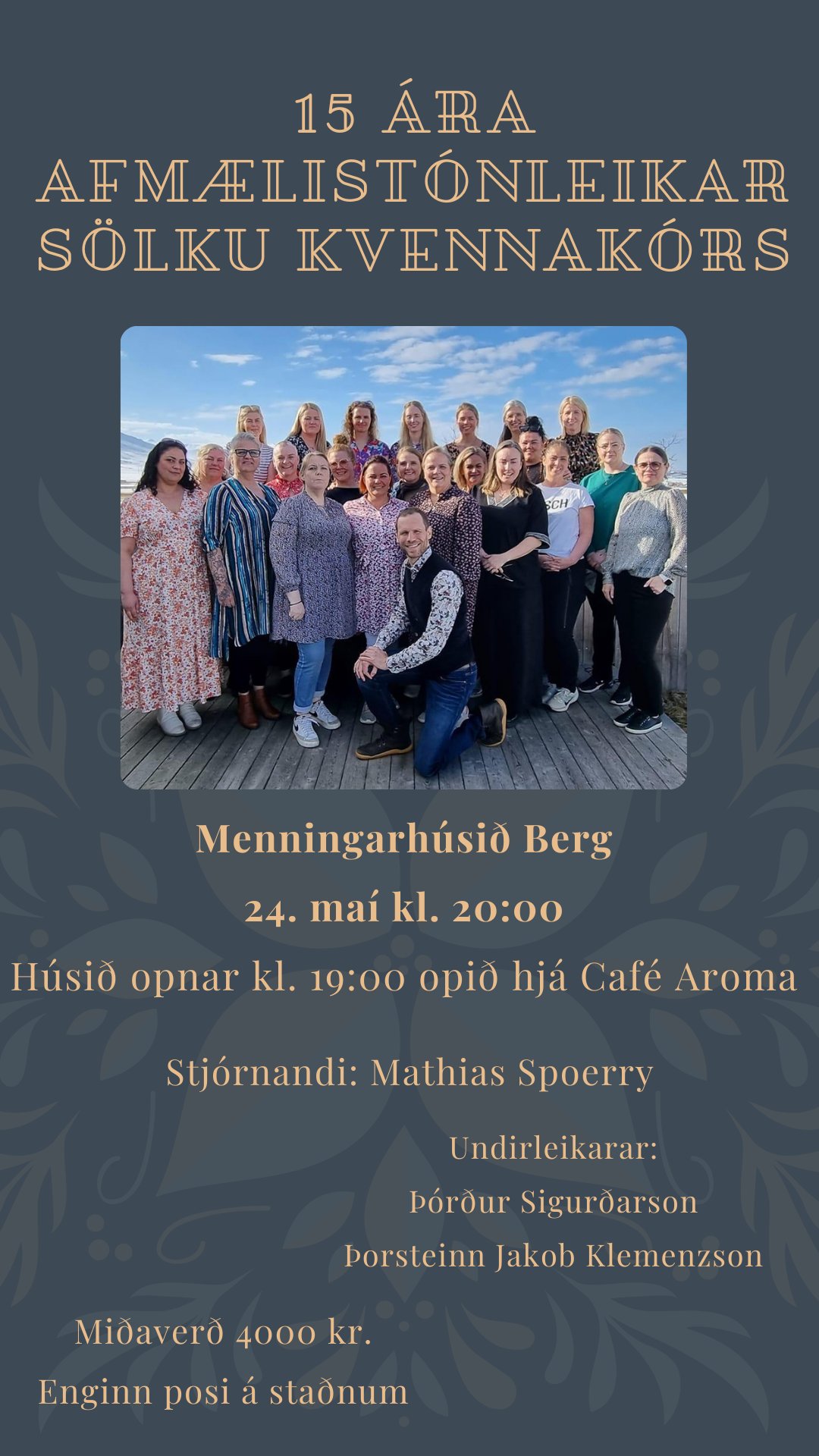 15 ára afmælistónleikar Sölku kvennakórs