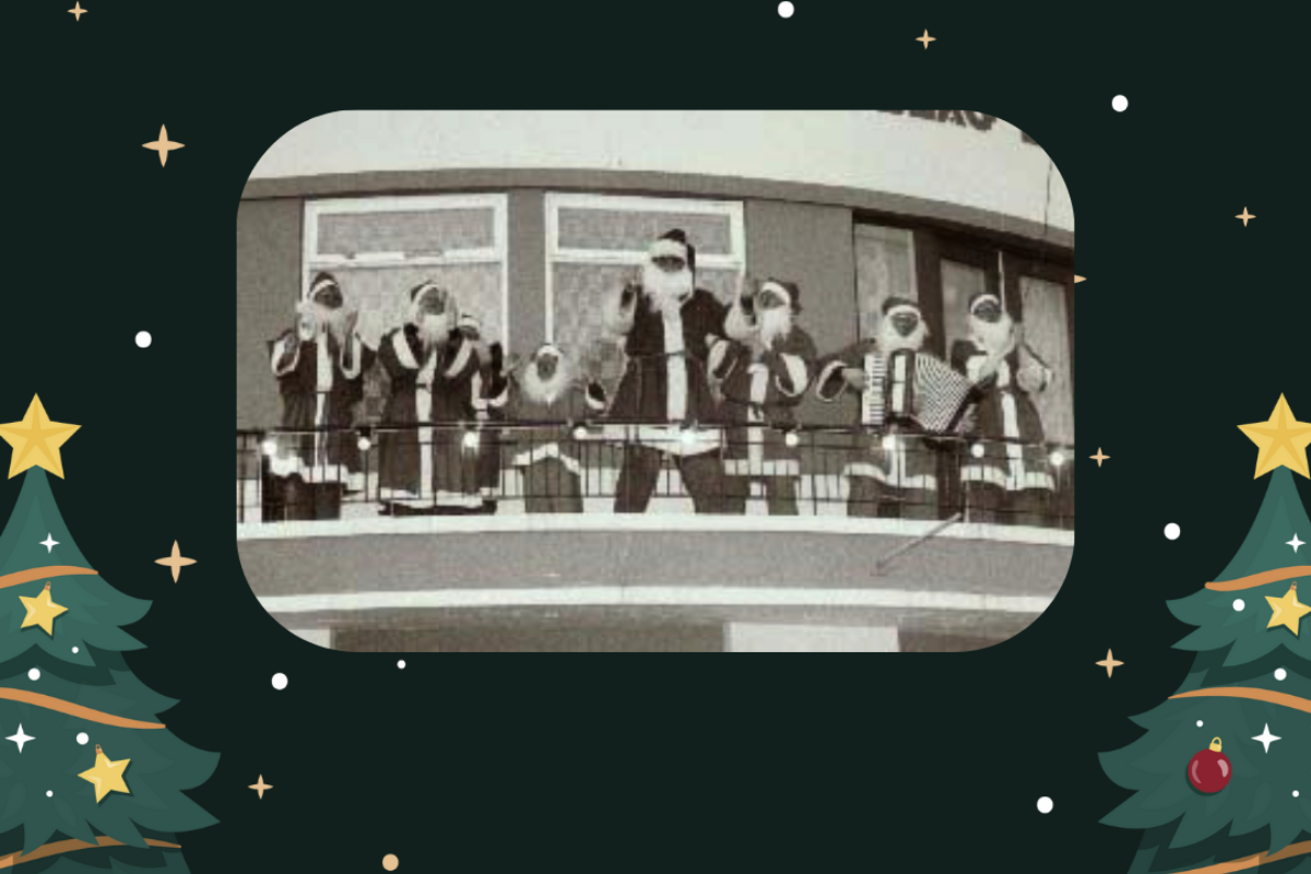 Jólasveinar á kaupfélagsvölunum