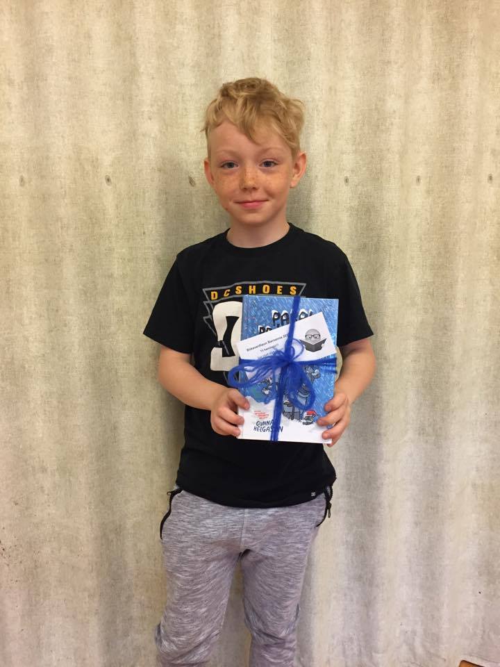 Ísar Hjalti Hafþórsson heppni sigurvegarinn Ísar Hjalti Hafþórsson heppni sigurvegarinn