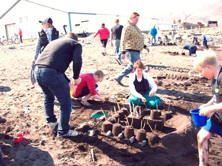 Dagur barnsins sandkastalasmíð5