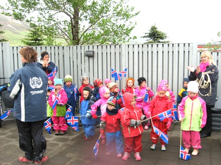 Skrúðganga Krílakots og Fagrahvamms 2008