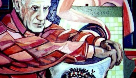 O13 – Picasso – Olía á masónít 
1976 – Figúratift  og Portrett af Picasso sjálfum og bleika tímabilinu hans í Kúbismanum (jakkinn og konuáráttan hans)