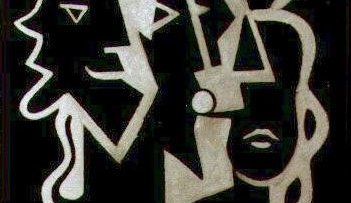 O19 – Vinir Thaliu – Olía á masónít
1977 – Figúratíft  undir áhrifum Kúbismans s.b.brýtur upp andlitsformið