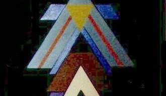 O2O – Abstract – Olía á masónít
1979 – Strangflatarlist undir áhrifum frá Kandisky (Rússlandi)