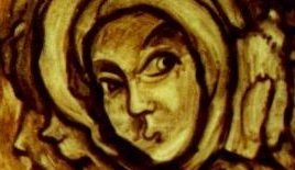 O25 – Skuggar – Olía á masónít
1974 – Þjóðsagnamynd undir áhrifum tröllmynda Ásgríms Jónssonar og krítartækninnar