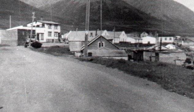 Götumynd af Hafnarbraut tekin í eftir 1935