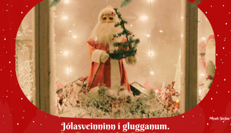 Jólasveinninn í glugganum