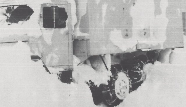 Fannbarinn mjólkurbíll og Jón Smári Jónsson fylgist með. Ungó í baksýn.