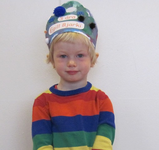 Egill Bjarki 3 ára