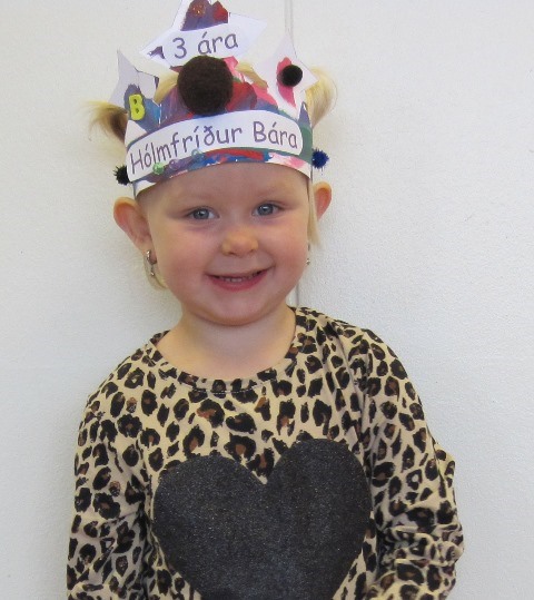 Hólmfríður Bára 3 ára