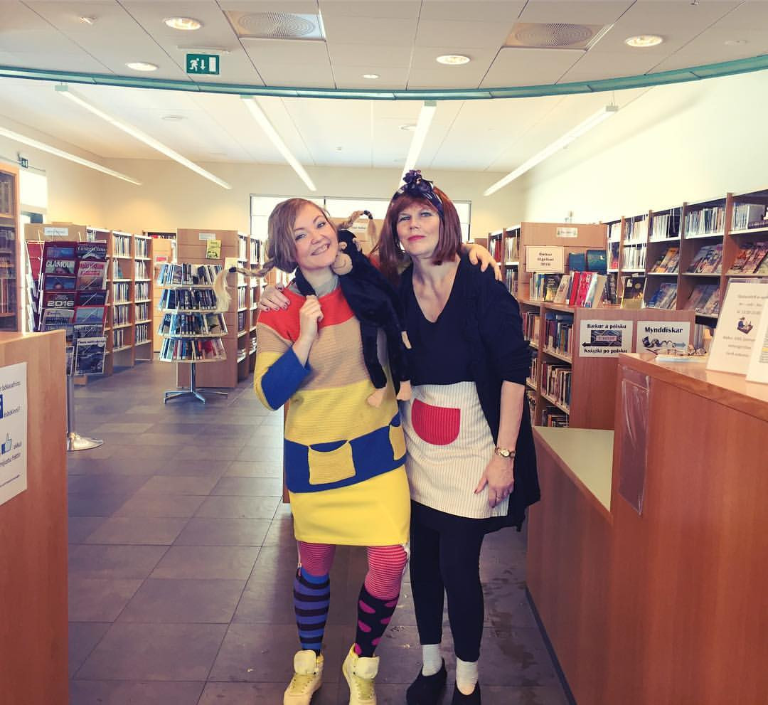 Það tóku allir þátt á bókasafninu!