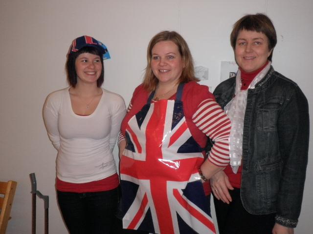 Breski fáninn við hún á Krílakoti