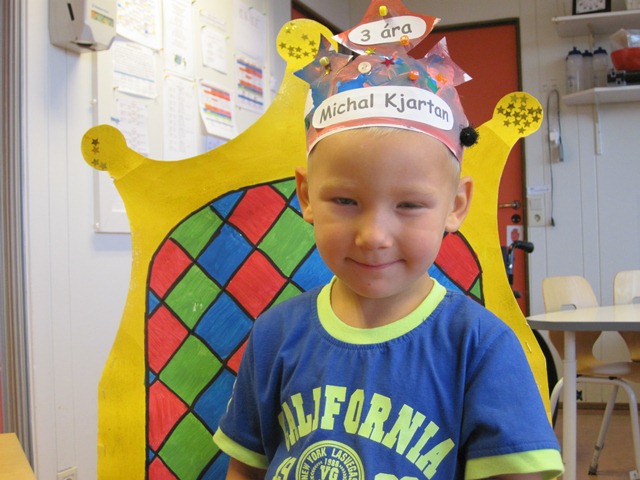 Michal Kjartan 3 ára