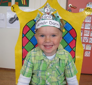 Arnór Darri 3 ára