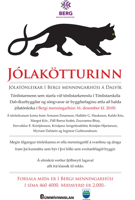 Jólakötturinn - jólatónleikar í Bergi