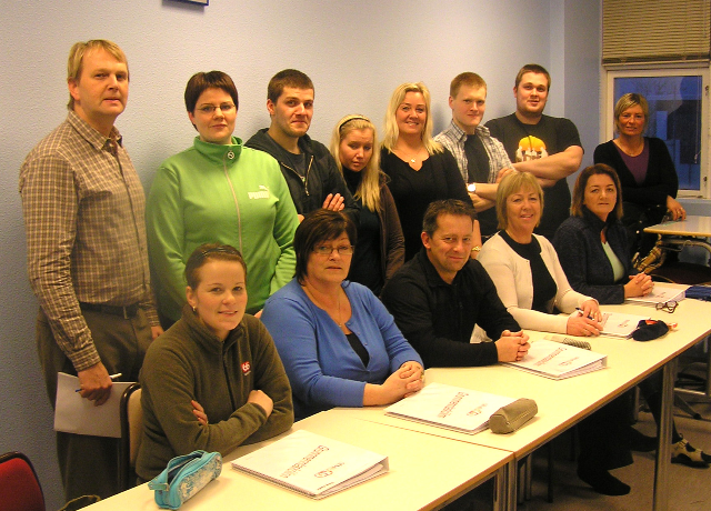 Þrettán nemendur í Grunnmenntaskólanum