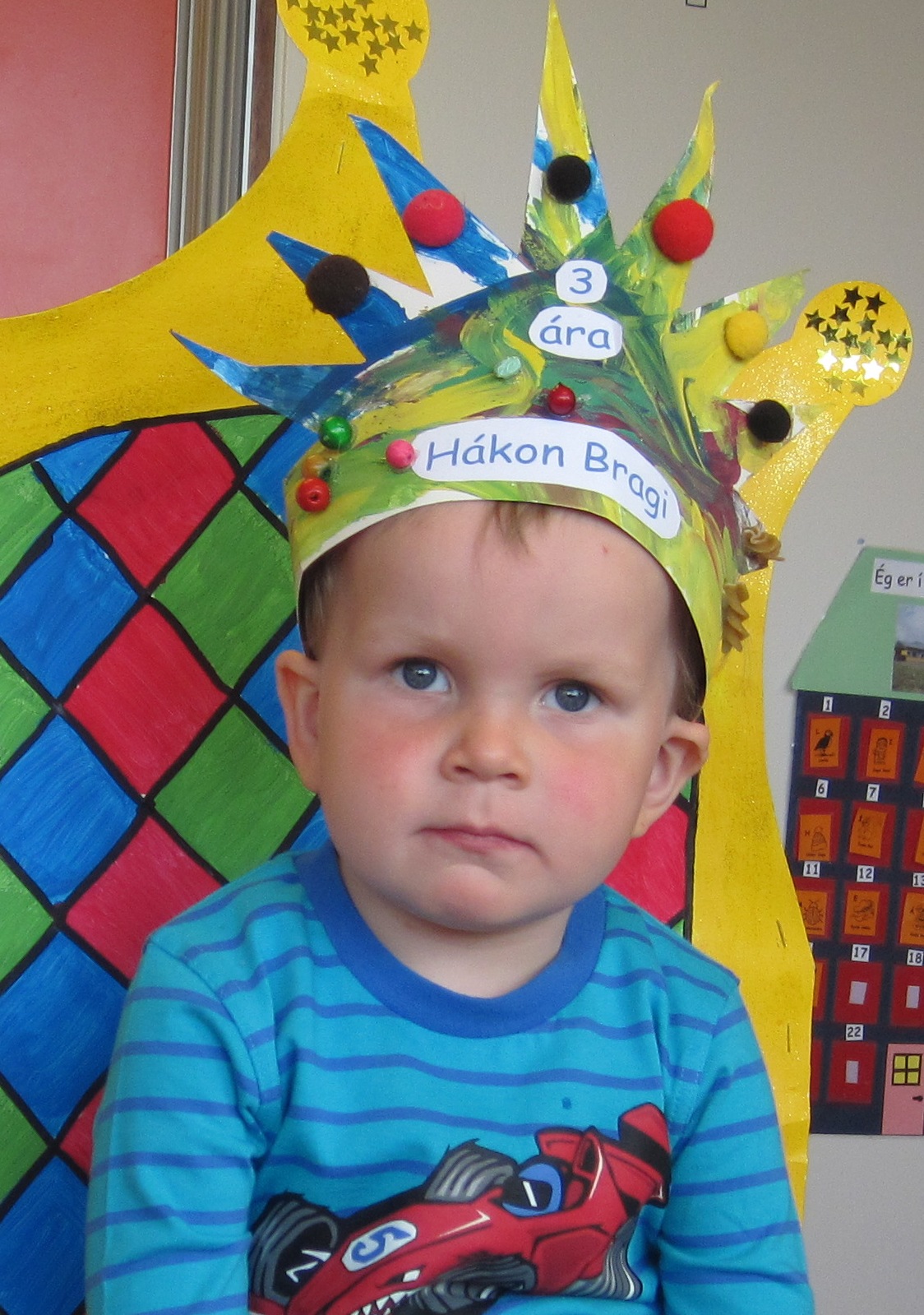 Hákon Bragi 3 ára