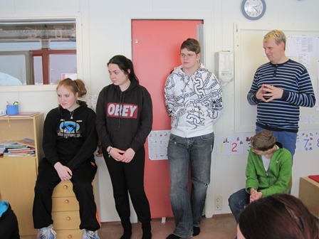 Heimsókn frá Dalvíkurskóla