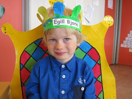 Egill Bjarki 4 ára.