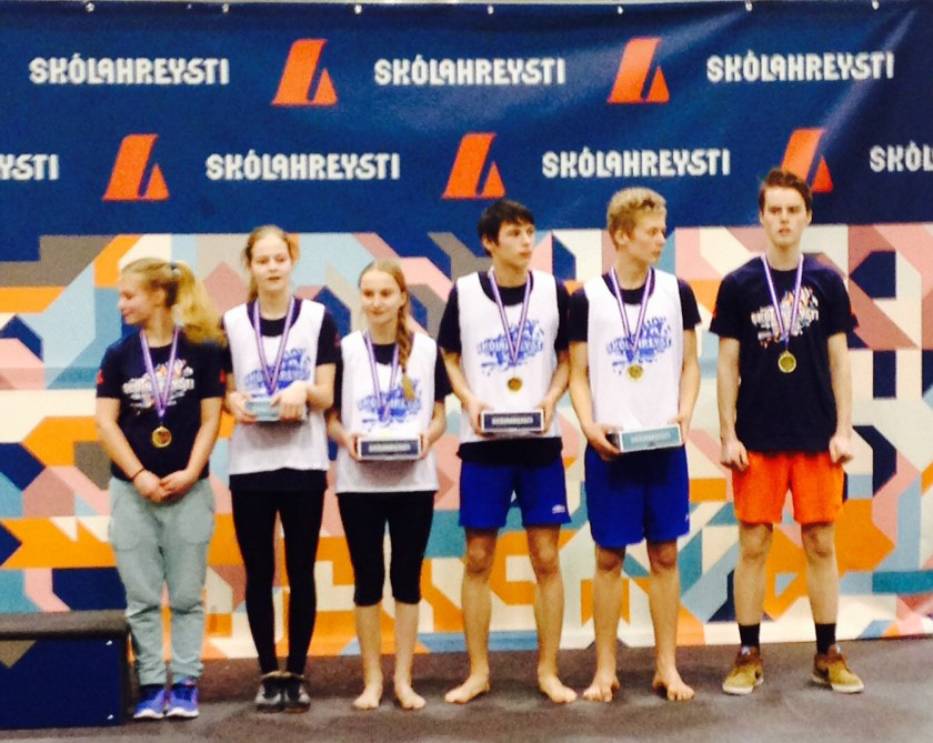 Lið Dalvíkurskóla í 2. sæti í Skólahreysti