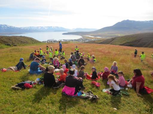 Göngudagur Dalvíkurskóla 28. ágúst 2014