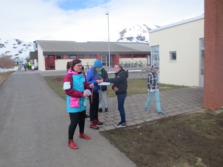 Útistærðfræði hjá 8. bekk