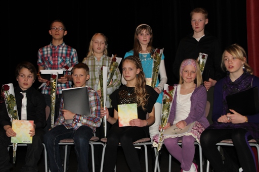 Stóra upplestrarkeppnin - Unnar í 1. og Ýmir í 2. sæti