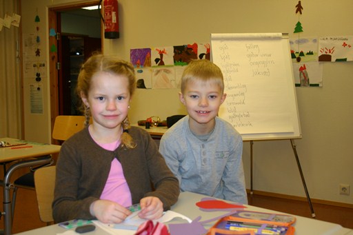 Jólaföndur hjá 2. bekk