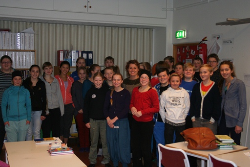 Höfundur Fíusólar í heimsókn