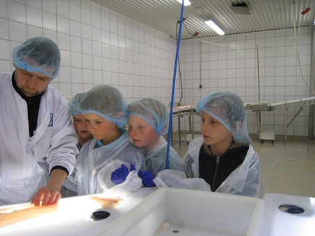 Vettvangsferð 3.EA í Samherja