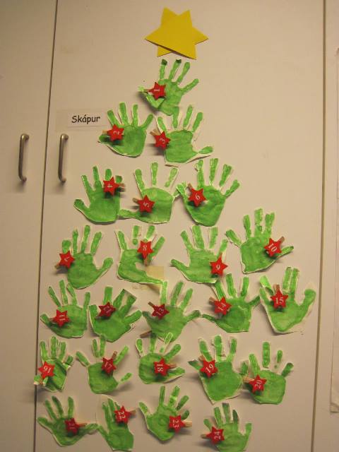 Dagatal sem sett voru upp í Kátakoti í desember