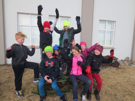 Tígulhópur á byggðasafninu