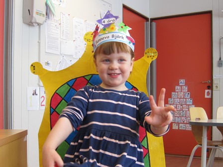 Sunneva Björk 4 ára