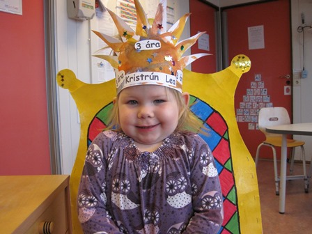 Kristrún Lea 3 ára