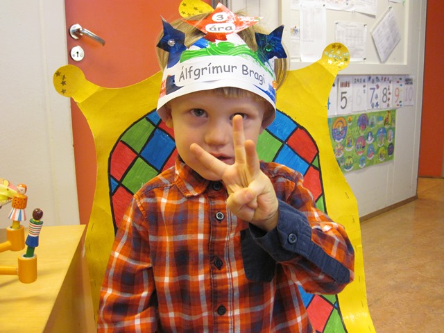 Álfgrímur Bragi 3. ára