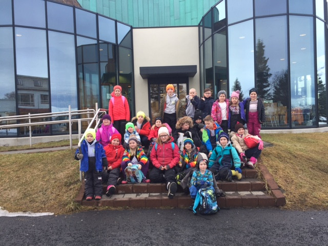 Nemendur Árskógarskóla og elstu deildarinnar á Kötlukoti