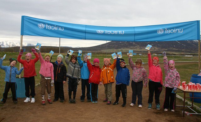 Dalvíkurskóli hleypur til styrktar Unicef