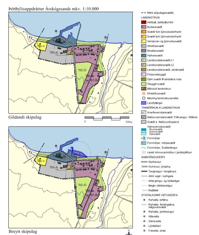 Kynningarefni vegna athafnasvæðis, hafnarsvæðis og landfyllingar á Árskógssandi