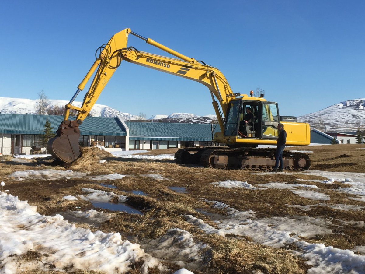 Skóflustunga við Lokastíg 3