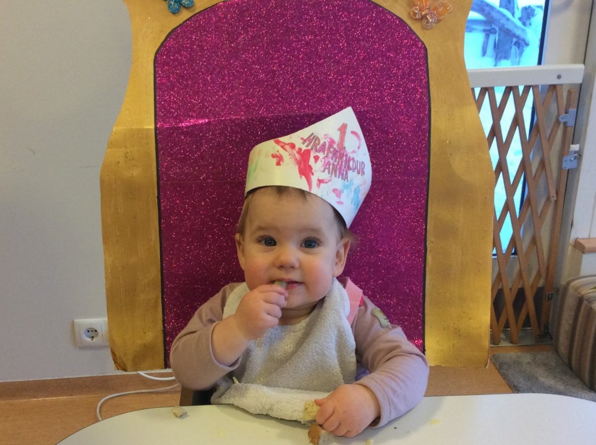 Hrafnhildur Anna 1 árs