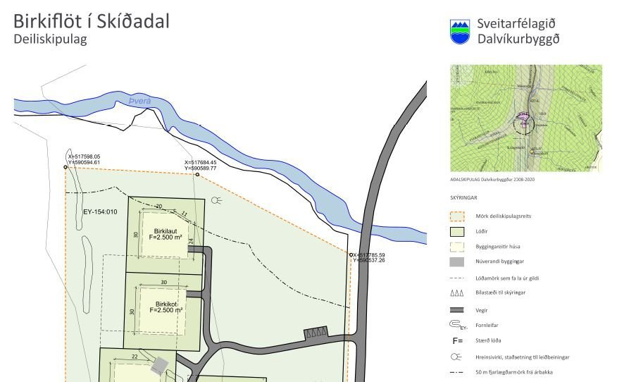 Birkiflöt í Skíðadal - Breyting á aðalskipulagi og tillaga að deiliskipulagi