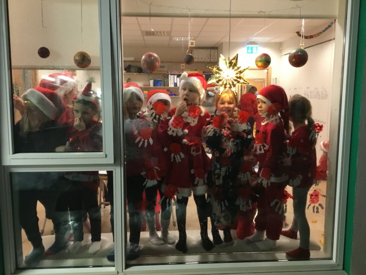 Jólasveinn í heimsókn