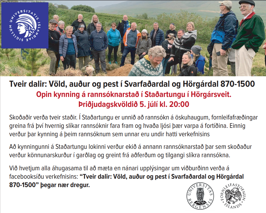 Tveir dalir: Völd, auður og pest í Svarfaðardal og Hörgárdal 870-1500