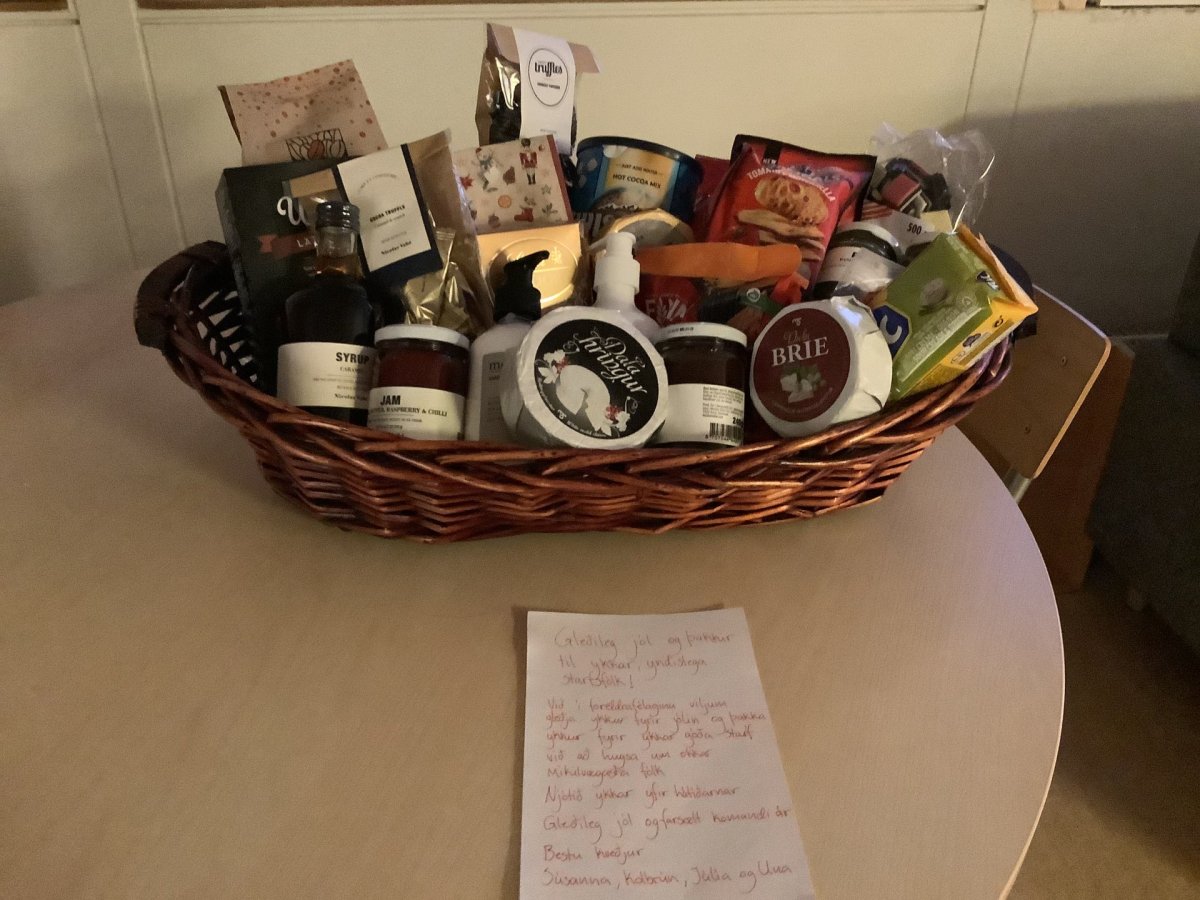 Gjöf frá foreldrafélaginu