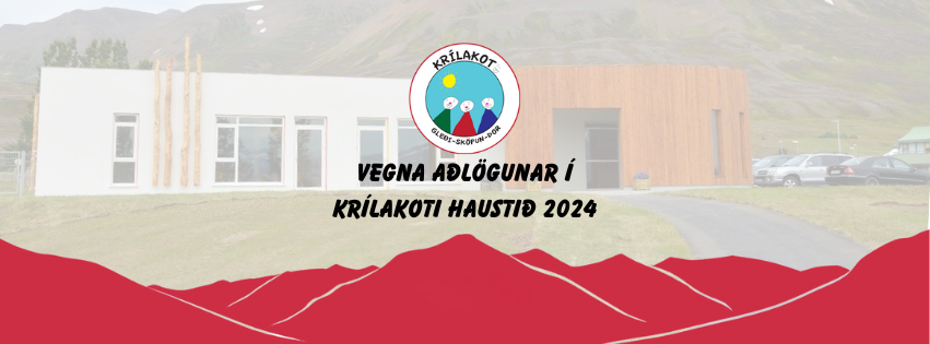 Vegna aðlögunar í Krílakoti haustið 2024