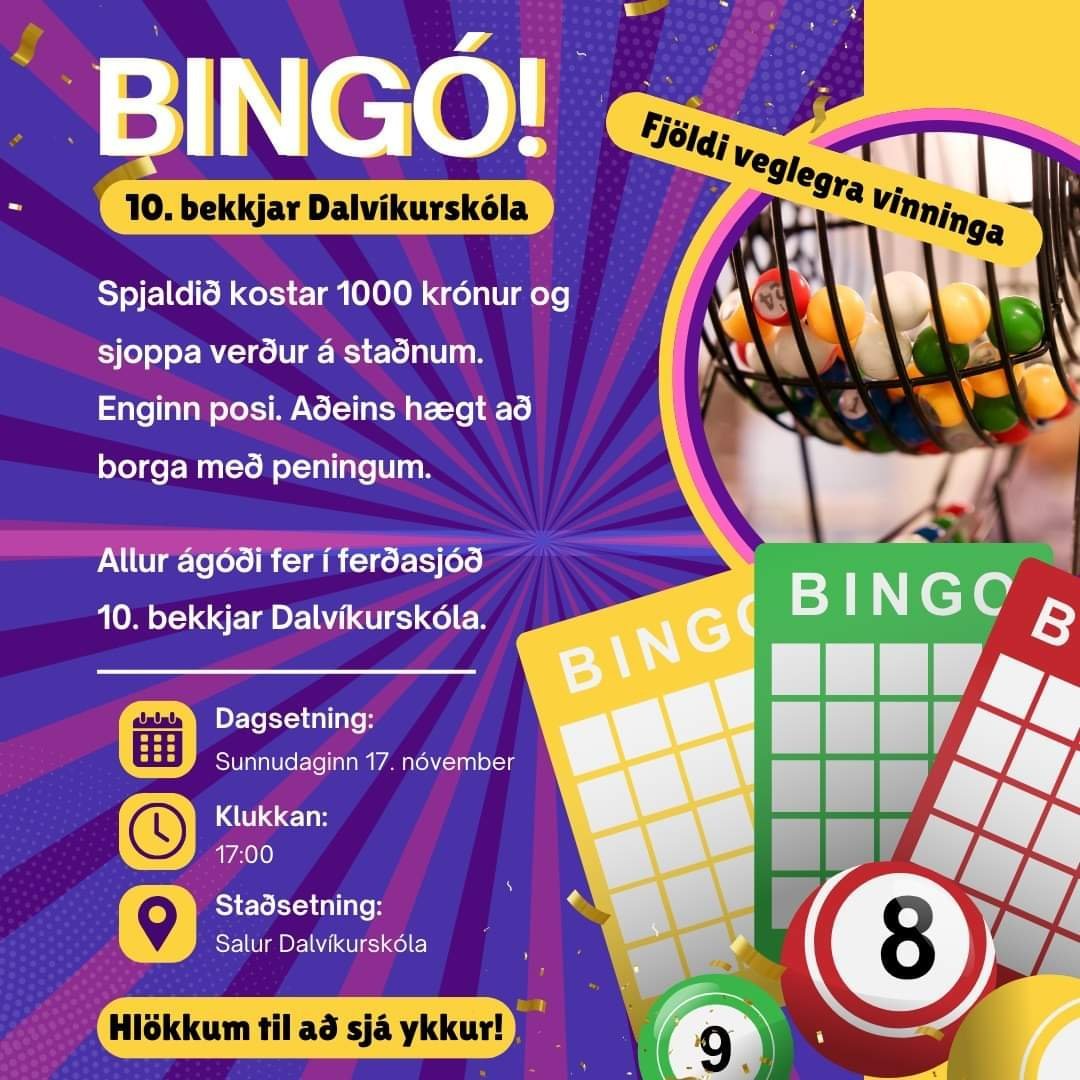 Bingó 10. bekkjar