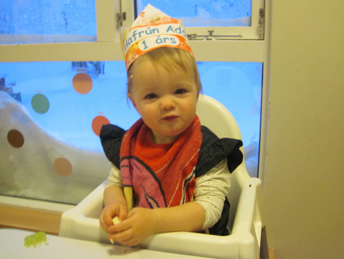Hafrún Adda 1 árs