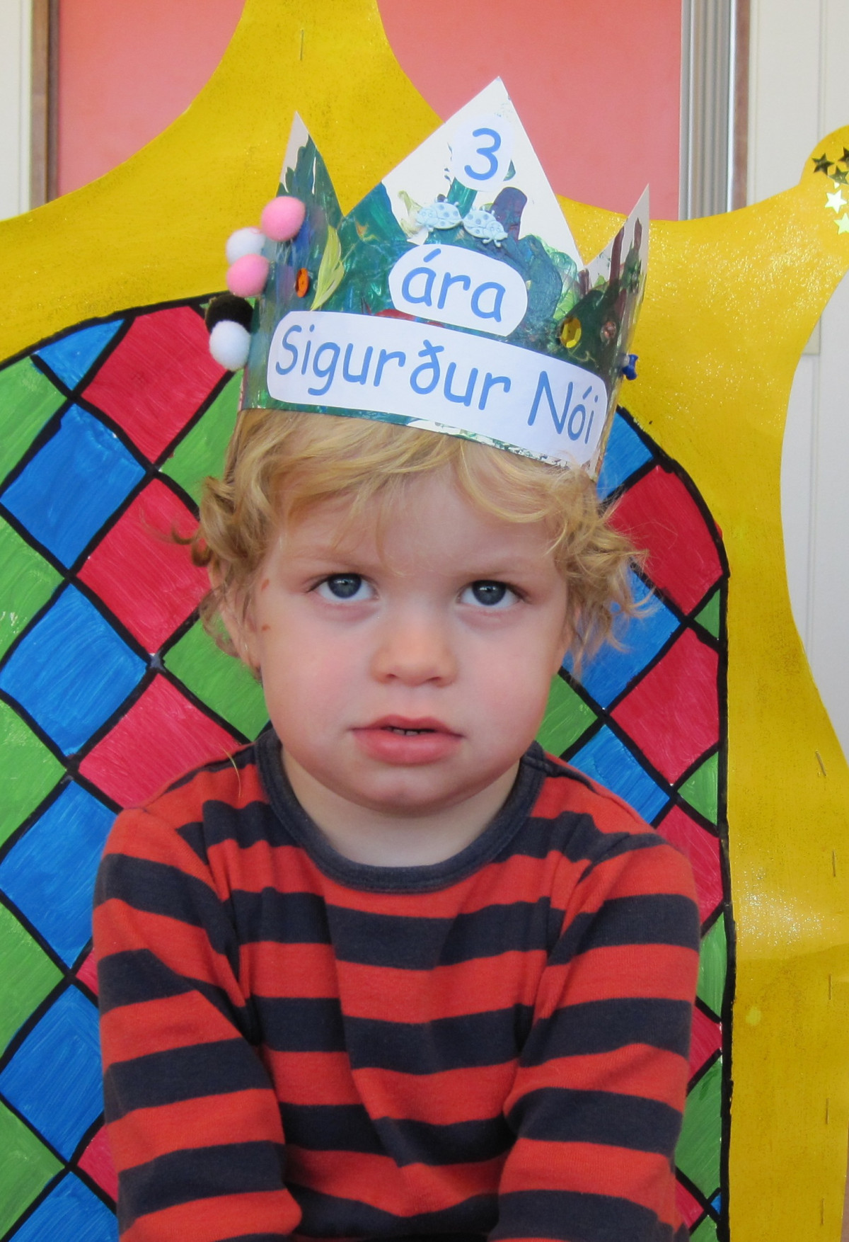Sigurður Nói 3 ára